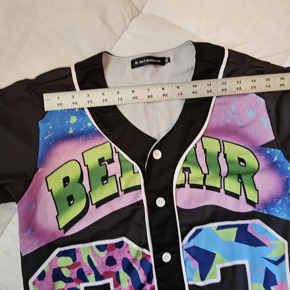 Black Multicolor Kids Jersey Mr. Bao XL - Picture 10 of 12